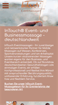 Mobile Screenshot of event-massagen.de